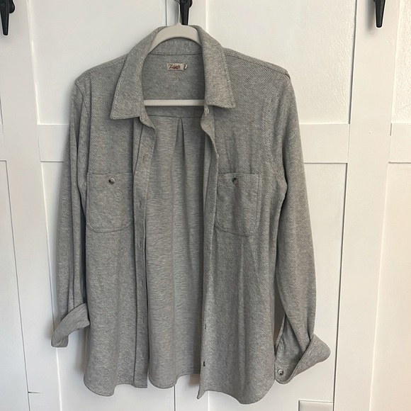 Faherty Sweaters - Faherty Legend™ Sweater Shirt light Heather grey